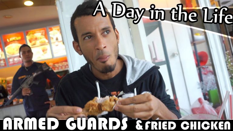 Read more about the article ARMED GUARDS WITH MY FRIED CHICKEN – PHILIPPINES DAILY VLOG (ADITL EP99)