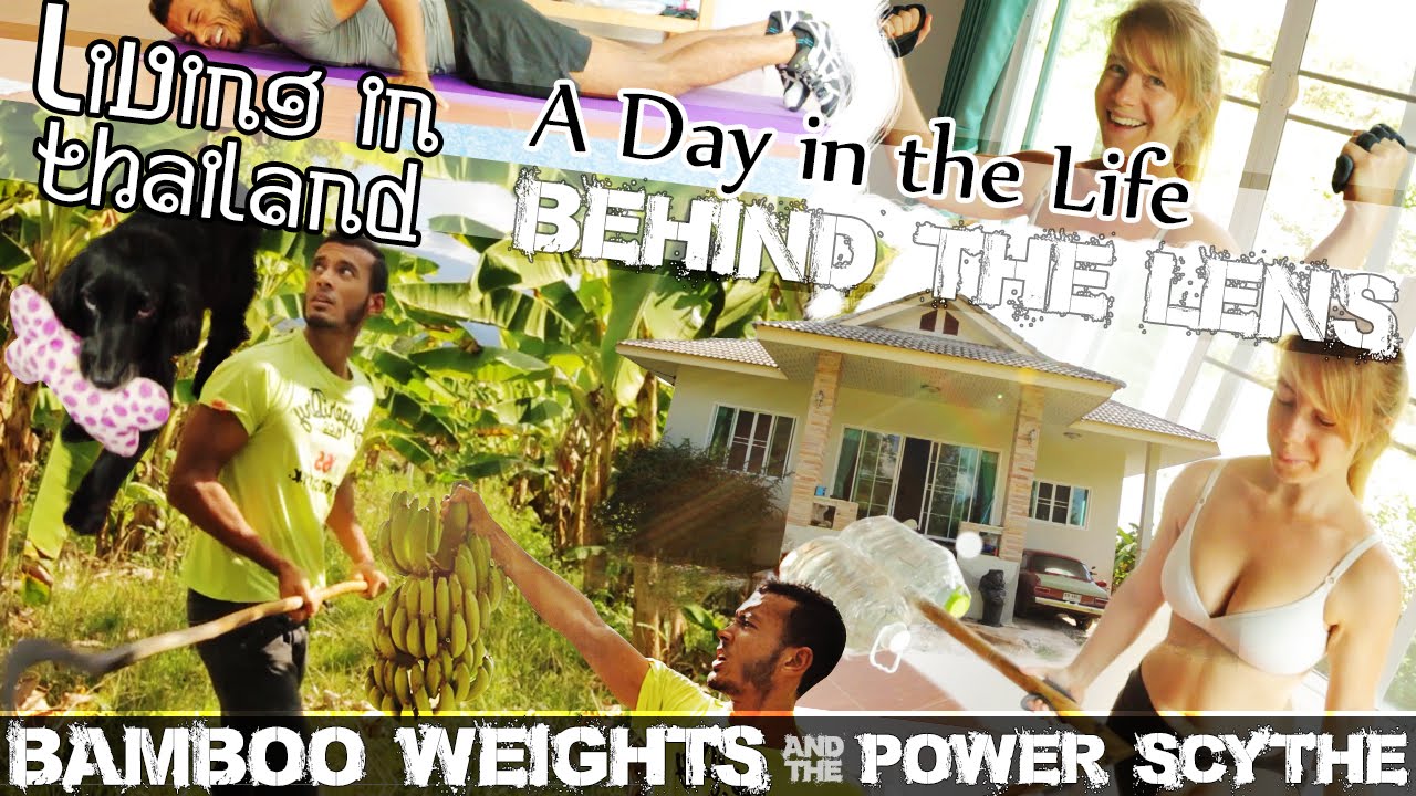 Read more about the article LIVING ON A BANANA FARM IN THAILAND, House Tour & Bamboo Exercise Weights (ADITL BTL EP6)